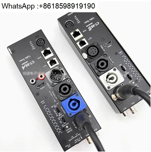 automatic audio, XLR signal tester, CT-88 separate multi-function cable tester, can measure 16 kinds