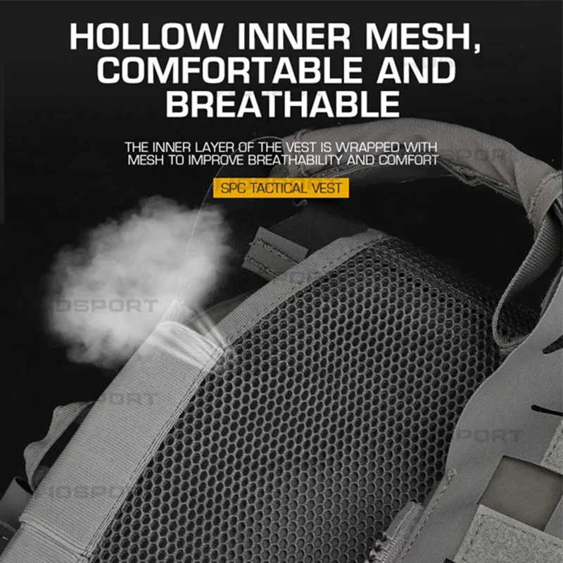 WOSPORT التكتيكية سترة SPC التكتيكية سترة الراقية نسخة نظام مولي مريحة الإفراج السريع ماتي النسيج سترة صيد #5