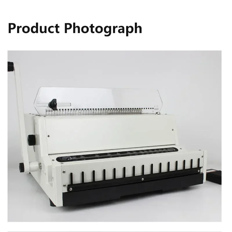 Small Upgrade Electric Iron Ring Punching And Binding Machine Desk Calendar Binding Machine Full Draw Knife Punching Machine Ind