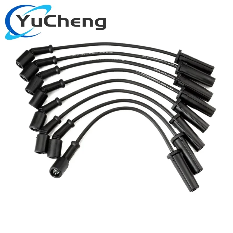 

9748HH Brand New 8 x Spark Plug Wire Set 7MM For Cadillac For Chevrolet For GM For Hummer