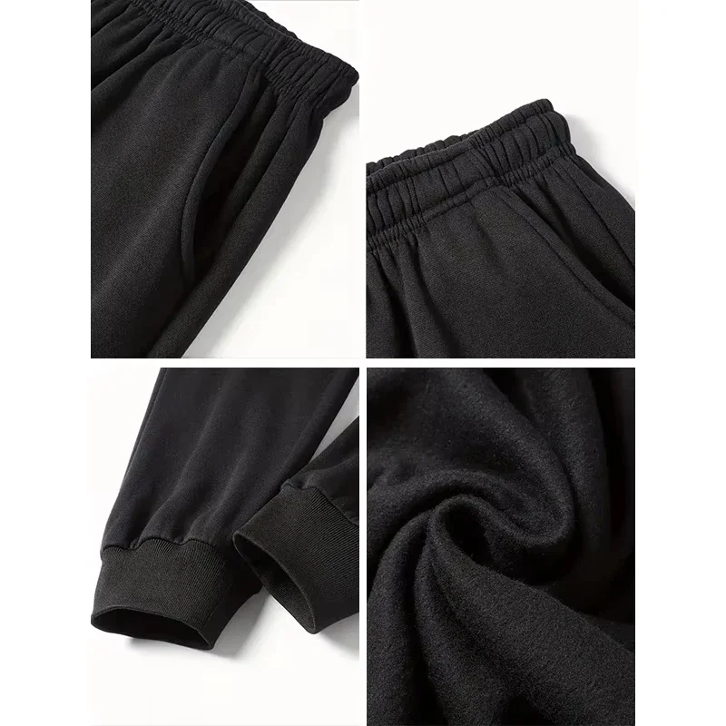 Bedruckte Jogginghose für Herren, lässige Trainingshose, Jogginghose im Harajuku-Stil mit Bündchen, hochwertige, große Größen, Fitnesshose, Herbst – Detail 7