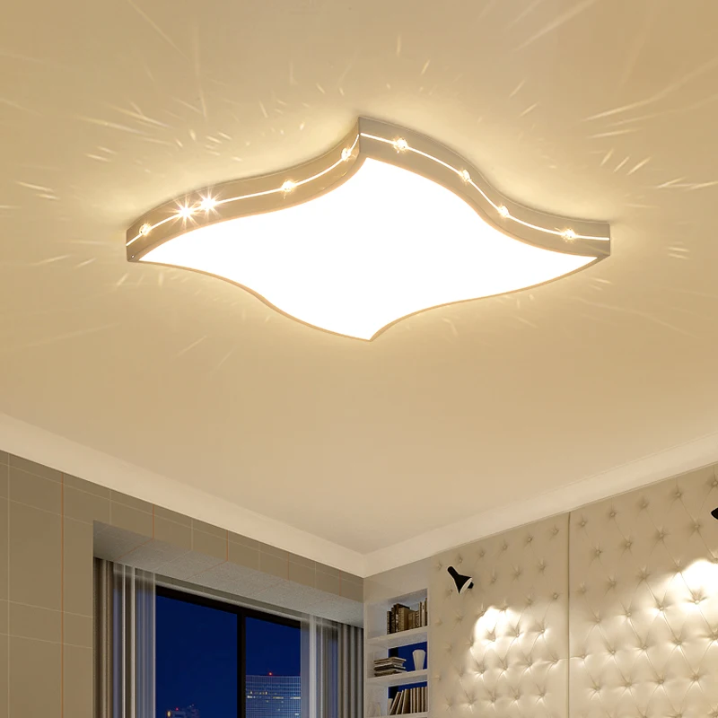 

Hot Bedroom Study Room Childern Kid Ceiling Lights Modern Led Lamp White Color Fixtures