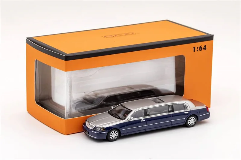 

GCD 1:64 Town Car Mk3 FN145 SilverBlue/GoldGreen LHD литая модель автомобиля