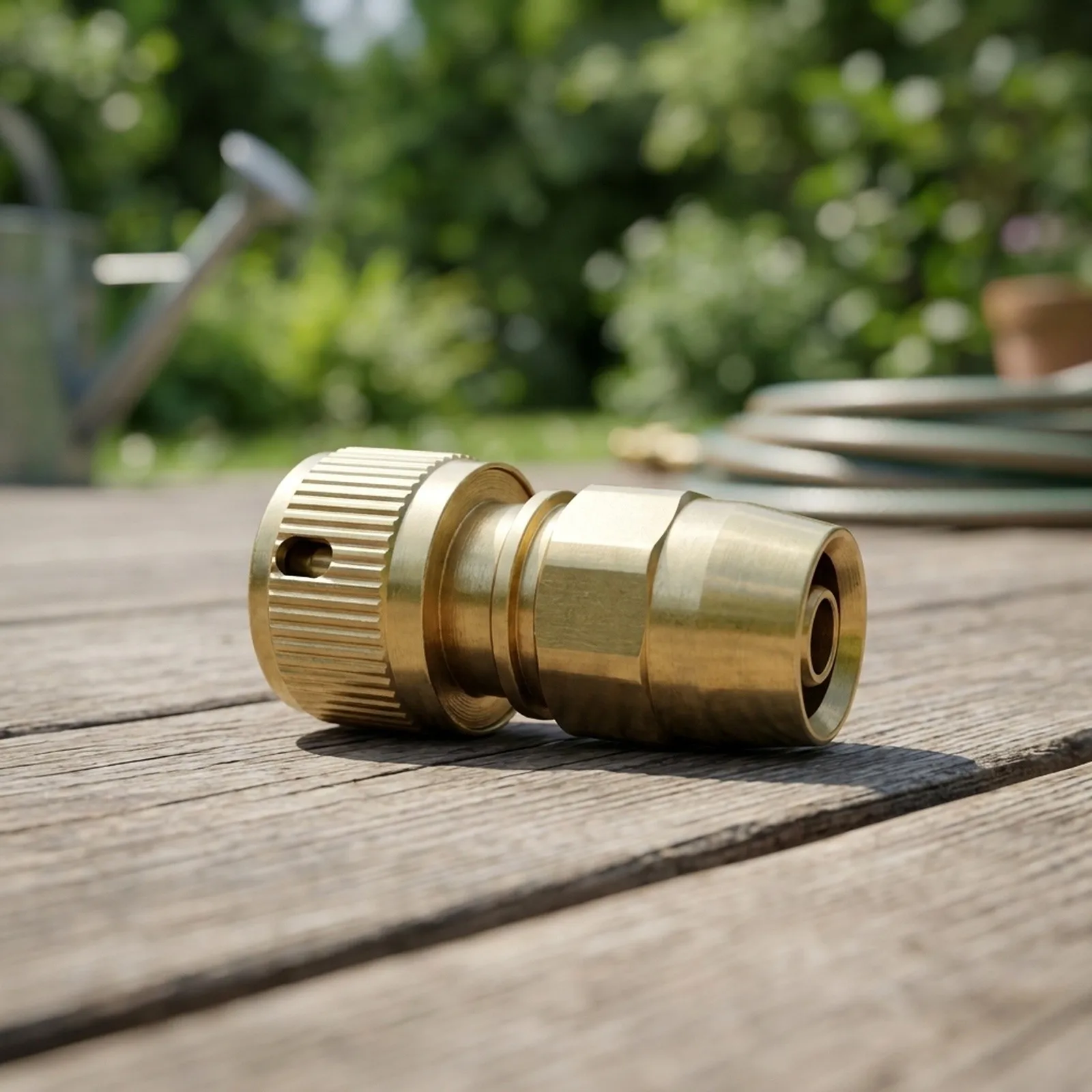 Watering Connector Efficient Watering with Brass Quick Connector Adaptor for Expandable Hoses Nozzle to Faucet Connection