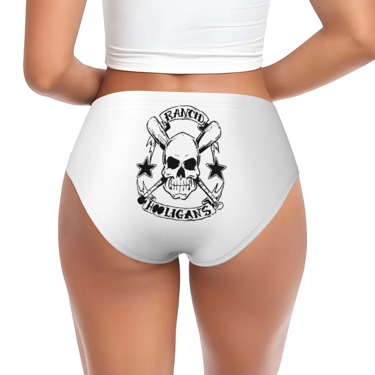 Custom Rancid Punk Rock Band Slipje Slips Dames Comfort Slips Ondergoed Ademende Vrouwelijke Onderbroeken