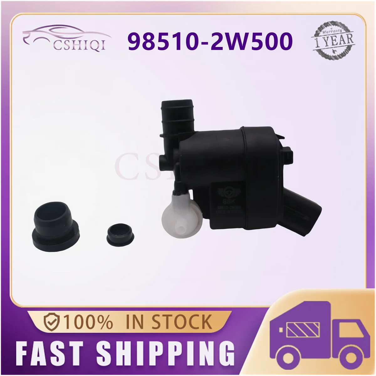 

98510-2W500 985104Z00 Car Windshield Washer Pump For 2013-2021 Hyundai Elantra GT Santa Fe KIA Sportage Replace Auto Accessories