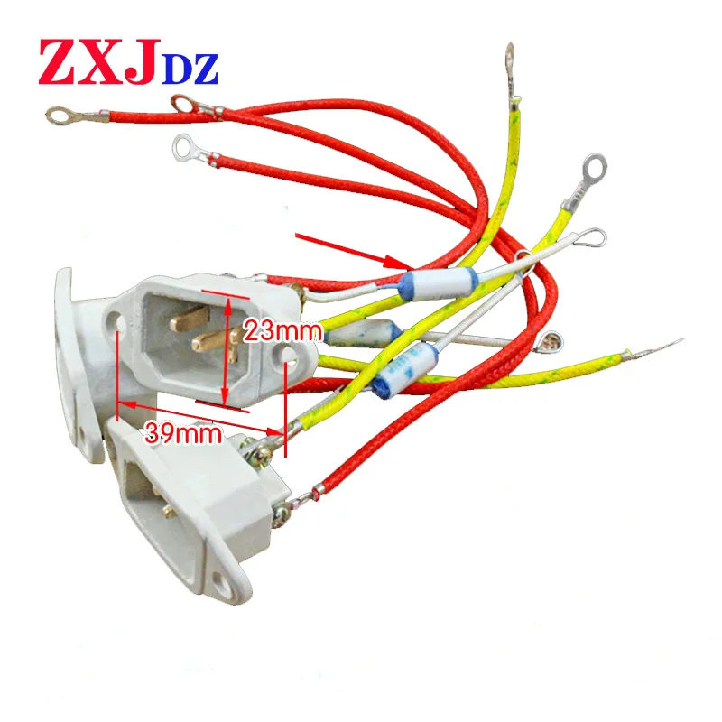 電気炊飯器プラグ、多機能電気加熱ポット、電気フライパン、3穴ピン口、電源コード、ソケット
