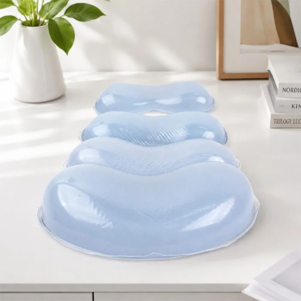 Soft Silicone Mouse Wrist Rest Anti Slip Non Slip Ergonomic Mouse Pad Transparent Base Hand Pillow Cushion