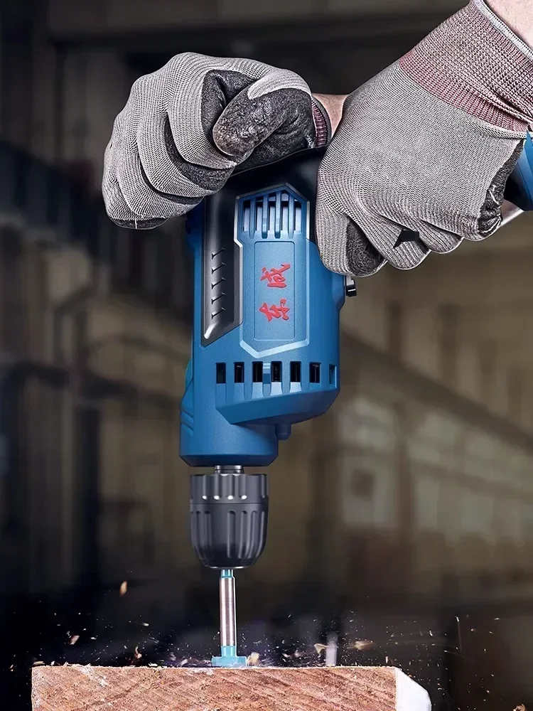 220V Powerful and Versatile Electric Drill by Dongcheng - Perfect for Home Use and DIY Projects