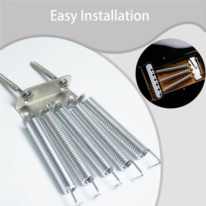 A64T-For ST For Style Electric Guitar Tremolo Spring Claw Kit(2 Pack), Replacement Bridge Spring For Locking Tremolo System
