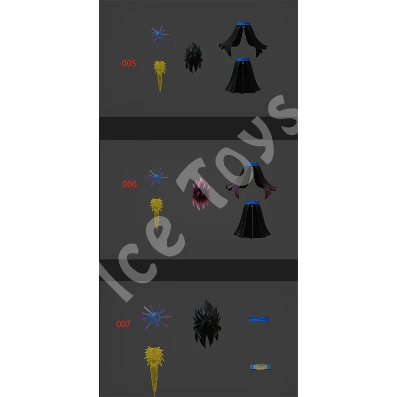 In Stock Beast Deities Kong Studio Dragon Ball Z SHF SSJ 005/6/7 Goku Vegito Vegetto Anime Action Figures Models Gifts Toys