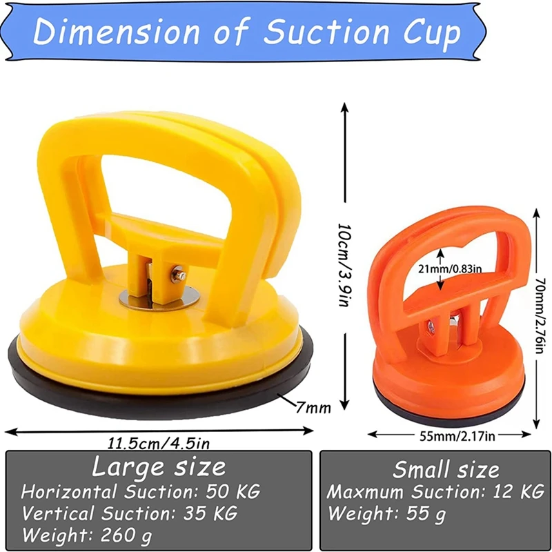 Автомобильный съемник для вмятин, присоска, съемник для вмятин, 3 упаковки, набор для удаления вмятин, мощный автомобильный съемник для вмятин