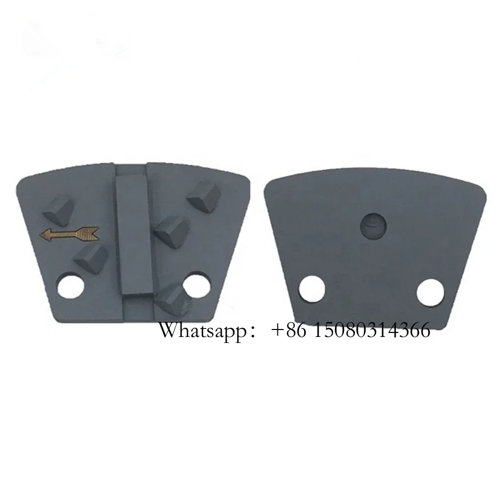 Five Quarter PCD Diamond Concrete Grinding Disc Blastrac Scraper Metal Bond Plate For Coating Removal 9PCS