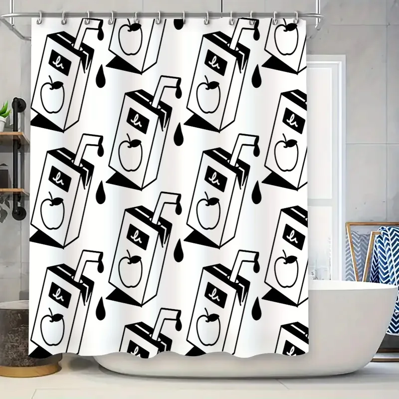 

Занавеска для душа, фермерский дом, деревенский цветочный узор, водонепроницаемый декор для ванной комнаты, винтажный деревенский шик, домашний текстиль, моющаяся ткань