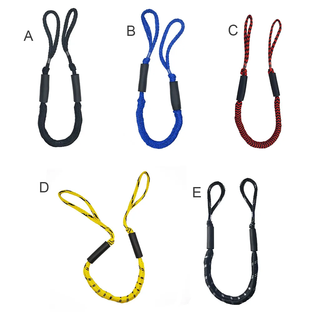 Dock Rope Boat Mooring Cord Securing Mooring Line for Kayak Jet Motorboat Docking Accessory  Yellow  Black  Dot