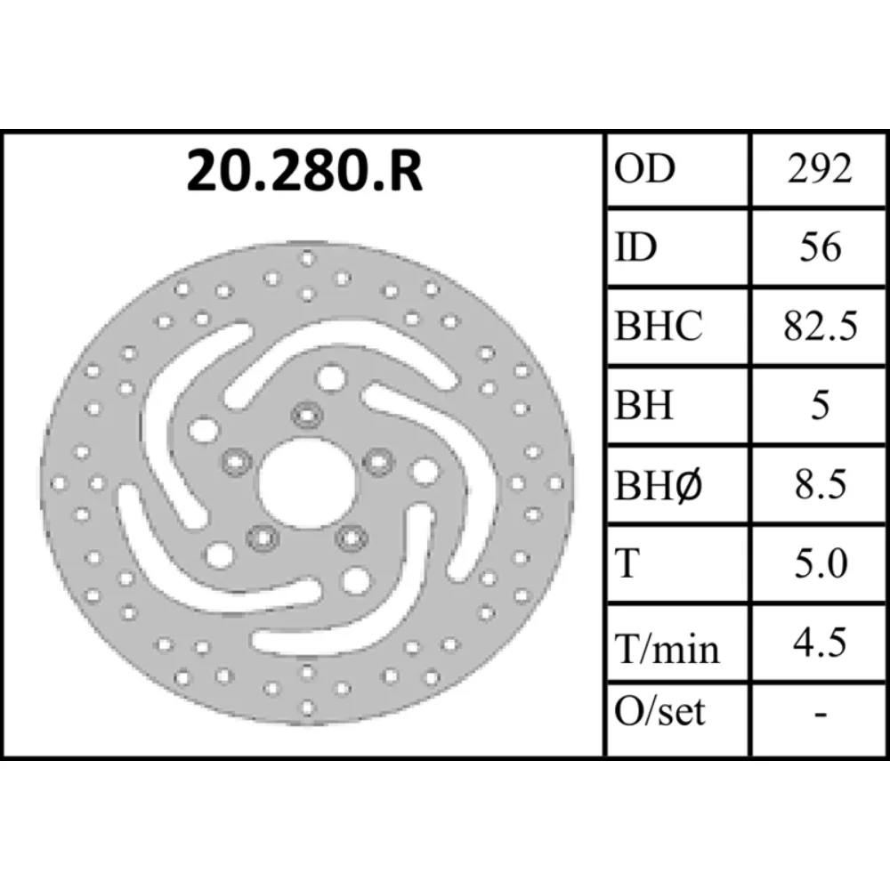 Rear Front Right Brake Disc Rotor For Harley Sportster 1200 Touring 1450 Dyna 1450 Sportster