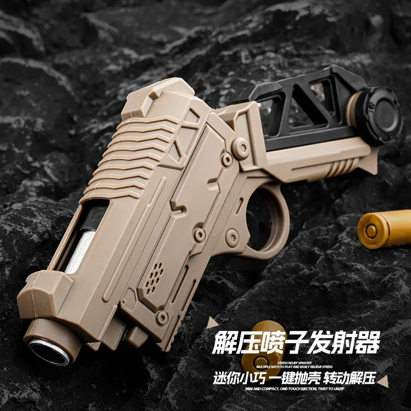 EDC Mini Multi Playability Ratchet Flip Antistress Toy Gun Ejection Shell Stress Relief Fidget Spinner Fidgeting Toys Gifts
