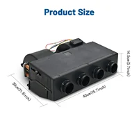 Compresseur électrique universel 404 pour voiture, climatisation et chauffage 12V/24V pour camion, unité de climatisation pour camping-car 3