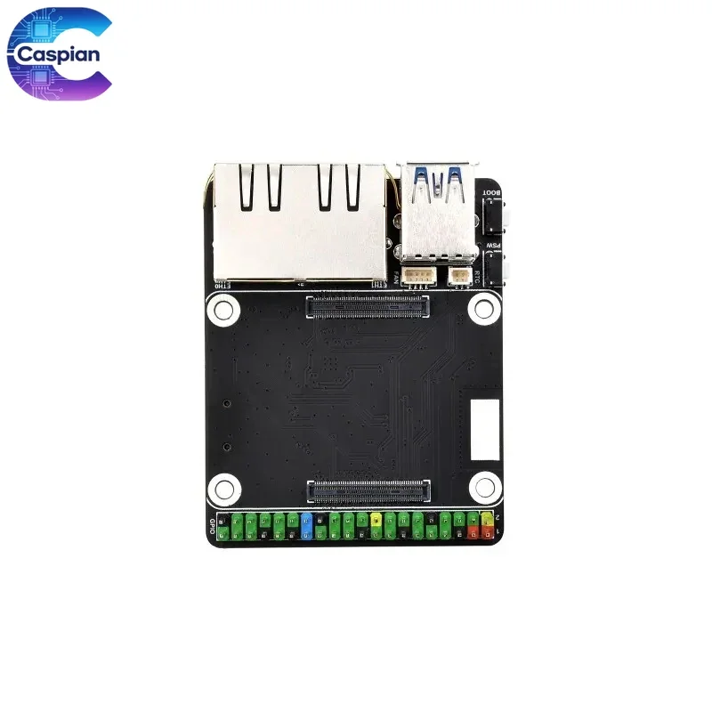 3Pcs CM5-DUAL-ETH Expansion Board, CM5 Board with 40 GPIO for Raspberry Pi Compute Module 5