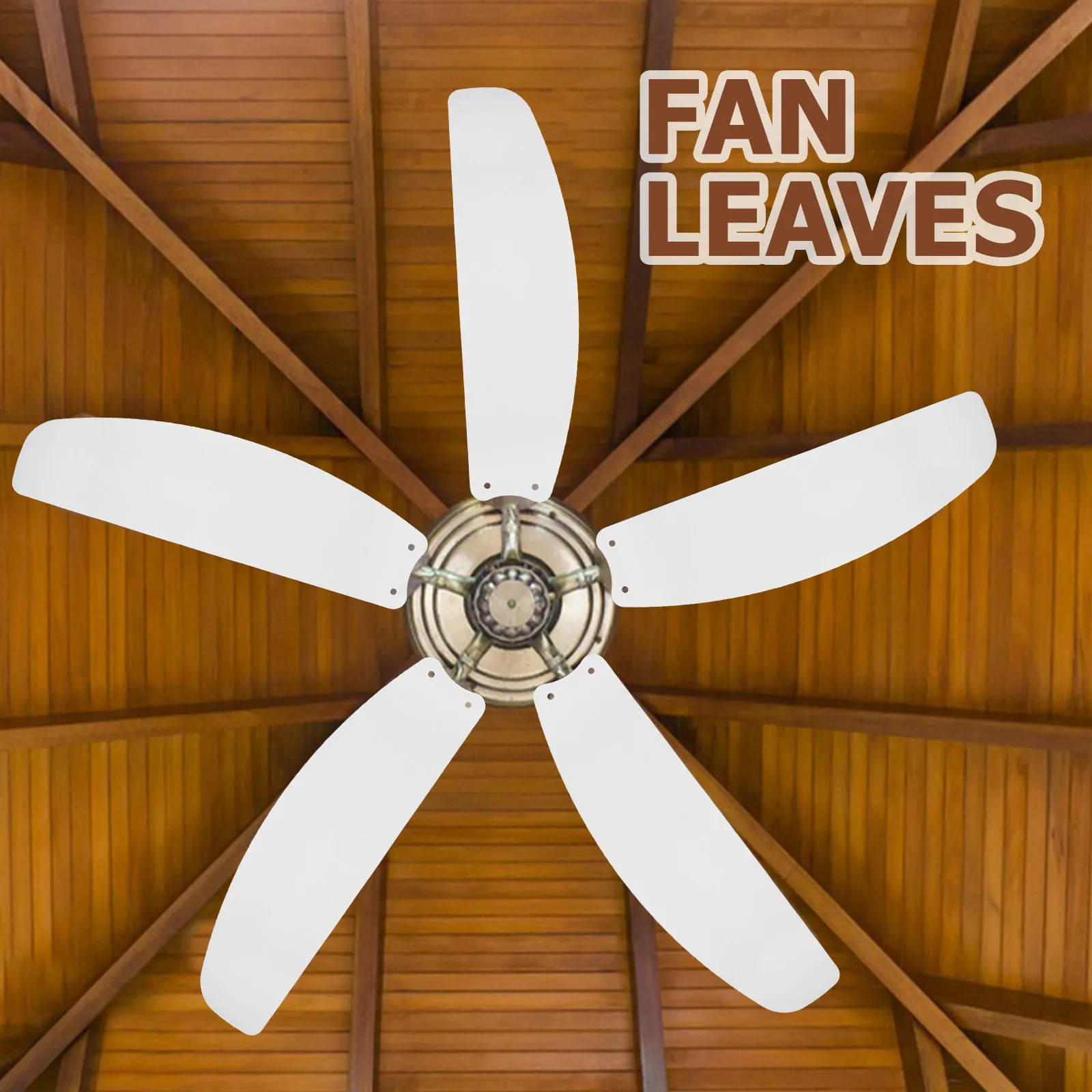 Cooling Fan Blades Replacement Universal Ceiling Plastic Waterproof Substitution for Summer Electrical