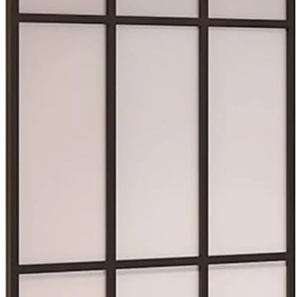 

White Glass Room Dividers: Modern Privacy Screens for Bathroom, Office, and Hospitality Spaces (39.37x23.62 in, Black Frame)