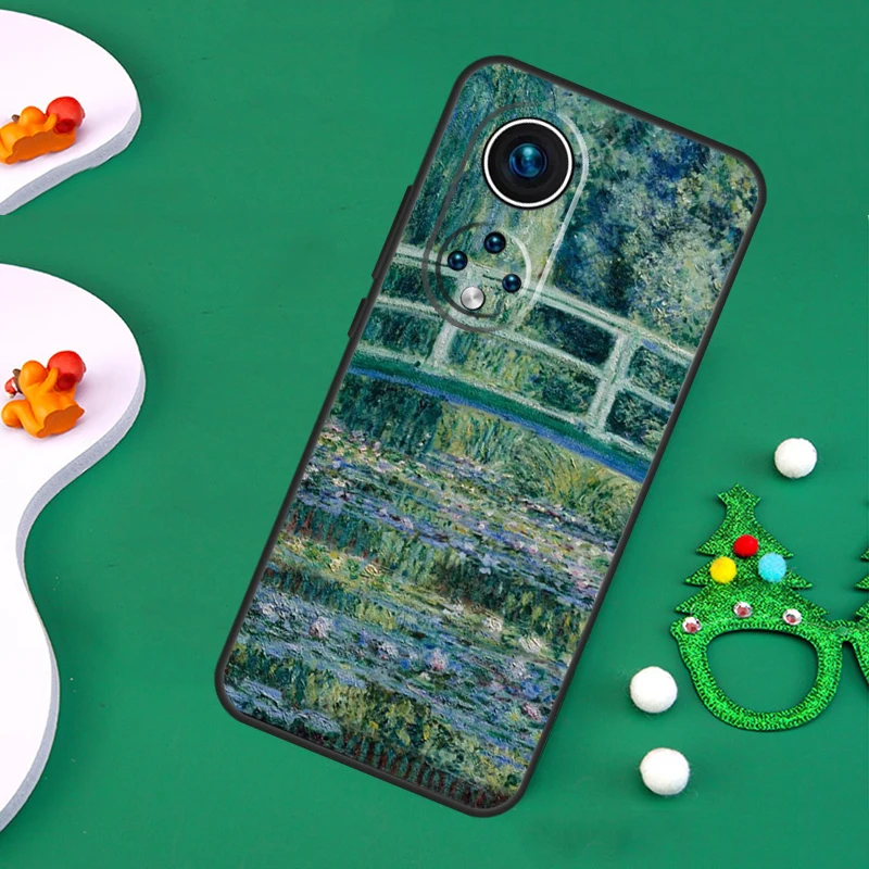 حافظة رسم فنية من كلود مونيه لهاتف Honor Magic 7 Pro 6 5 50 70 90 200 Lite X9b X9a X8a X8b X7a X6a X8 X9 X9c #6