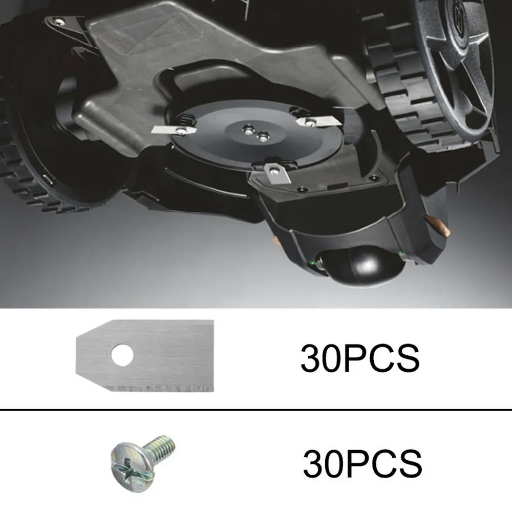 Imagem -05 - Lâmina Weeder Inteligente para Robotic Cortador de Grama Substituição Cortador de Grama Cortador de Grama 30 Pcs Aço Inoxidável