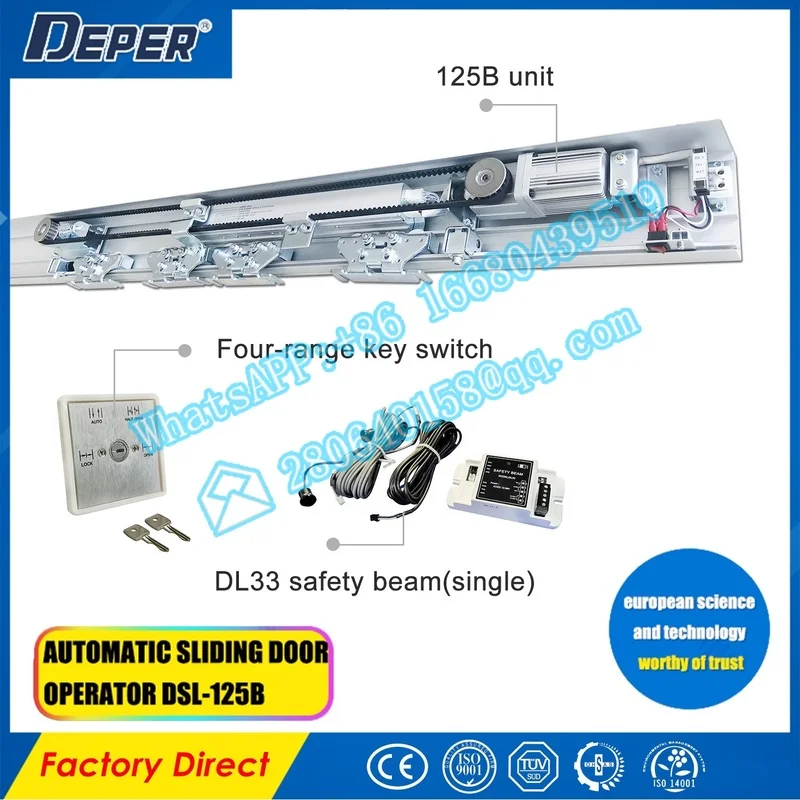 Deper aluminium profiles automatic sliding door sensor   system