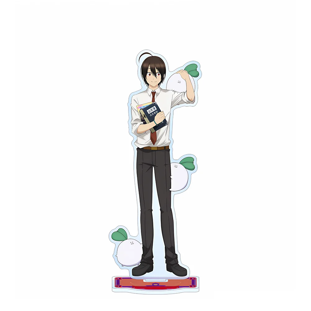 Anime A Terrified Teacher at Ghoul School 15cm Acrylic Standee Keychain Abe Haruaki Desktop Decor Kawaii Collectible Fans Gift