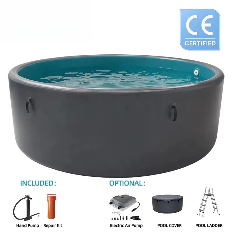 Customizable Inflatable Swimming Pool Portable PVC Drop Stitch Fabric UV Resistant Durable Inflatable Pool