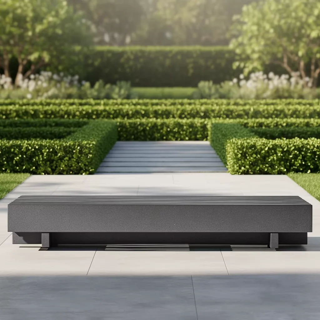 

#Green Hotel Rectangular Patio Garden Aluminum French Furniture Coffee Table