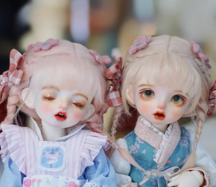 12cm-18.5cm BJD OB11 Doll Wig “Beautiful Garden” Hair 1 Piece