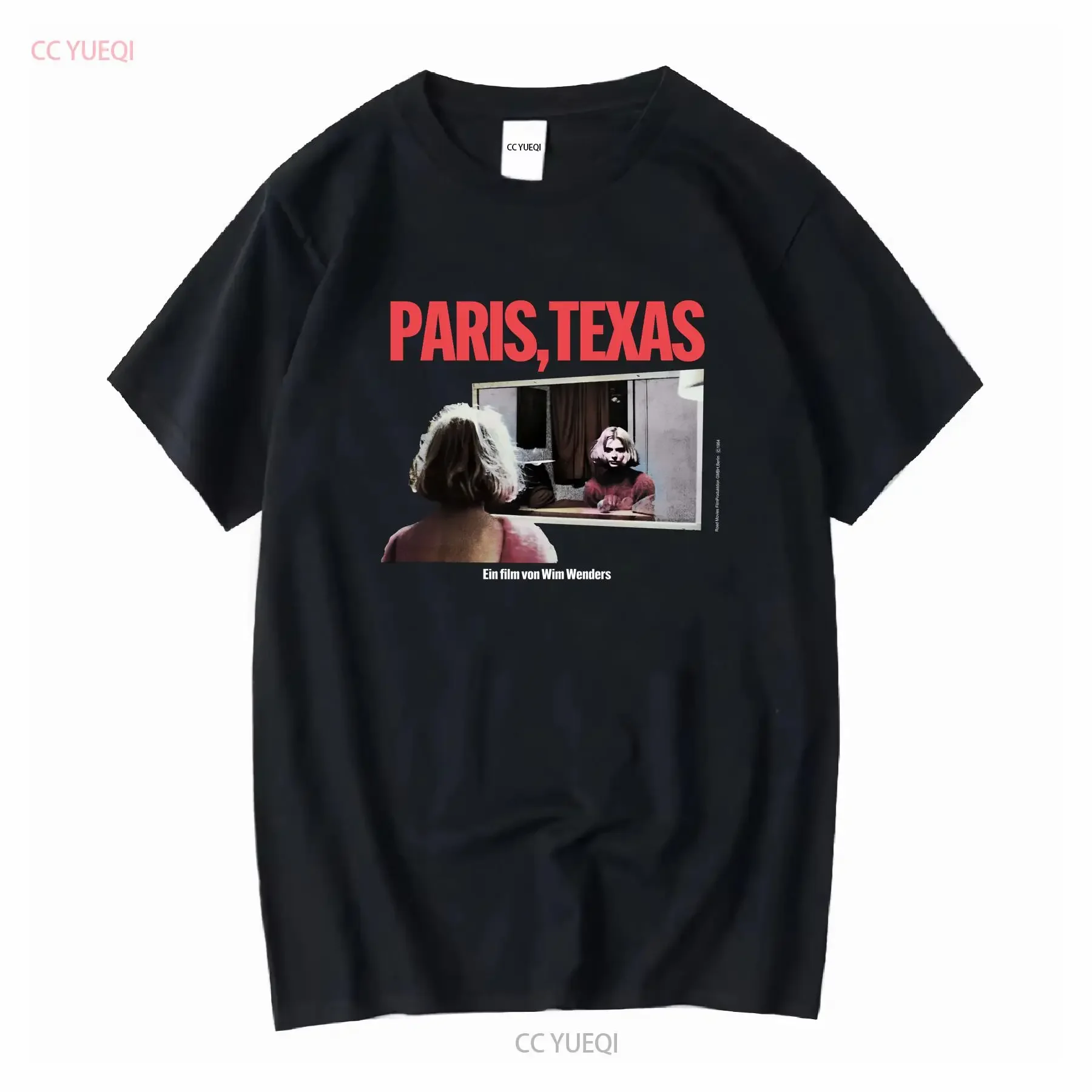 Paris Texas T Shirt Wim Wenders Cult Classic 1984 Criterion Road Movie Film Medium long or short sleeves vintage Washed fashion