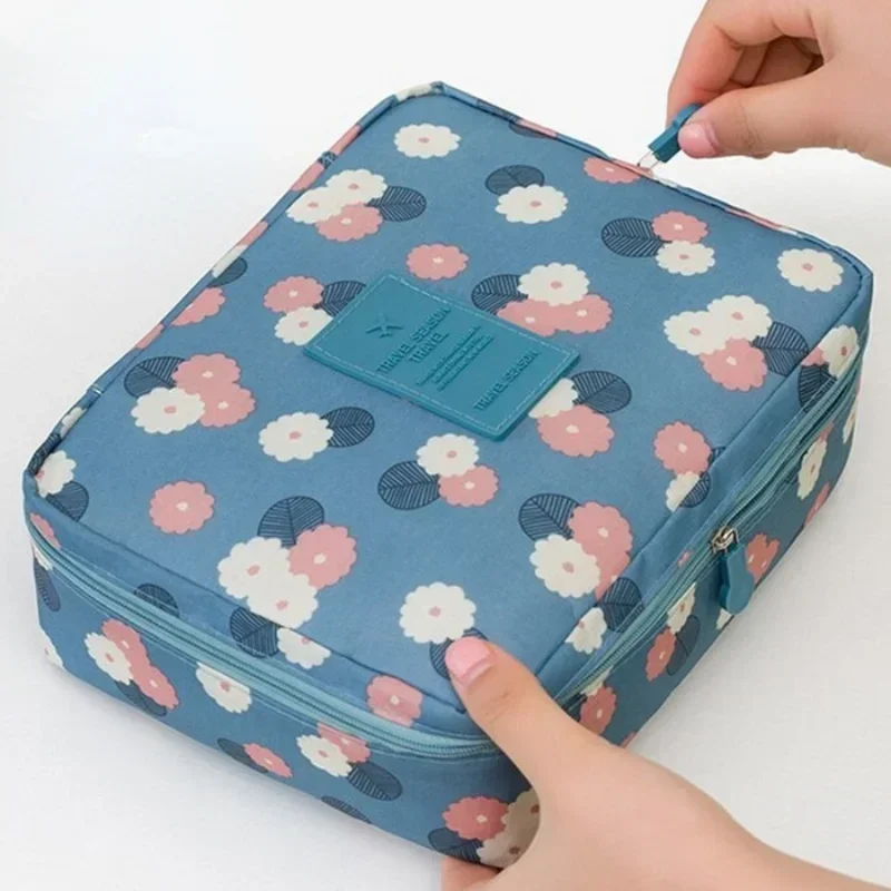 Bolsa de maquillaje para chica al aire libre, bolsa de cosméticos para mujer, organizador de artículos de tocador para mujer, estuches de almacenamiento impermeables para maquillaje