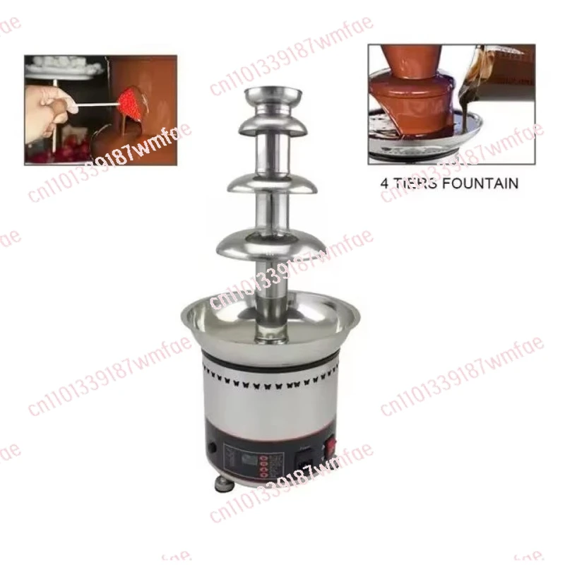 High quality 4-7 layer digital chocolate fountain machine restaurant