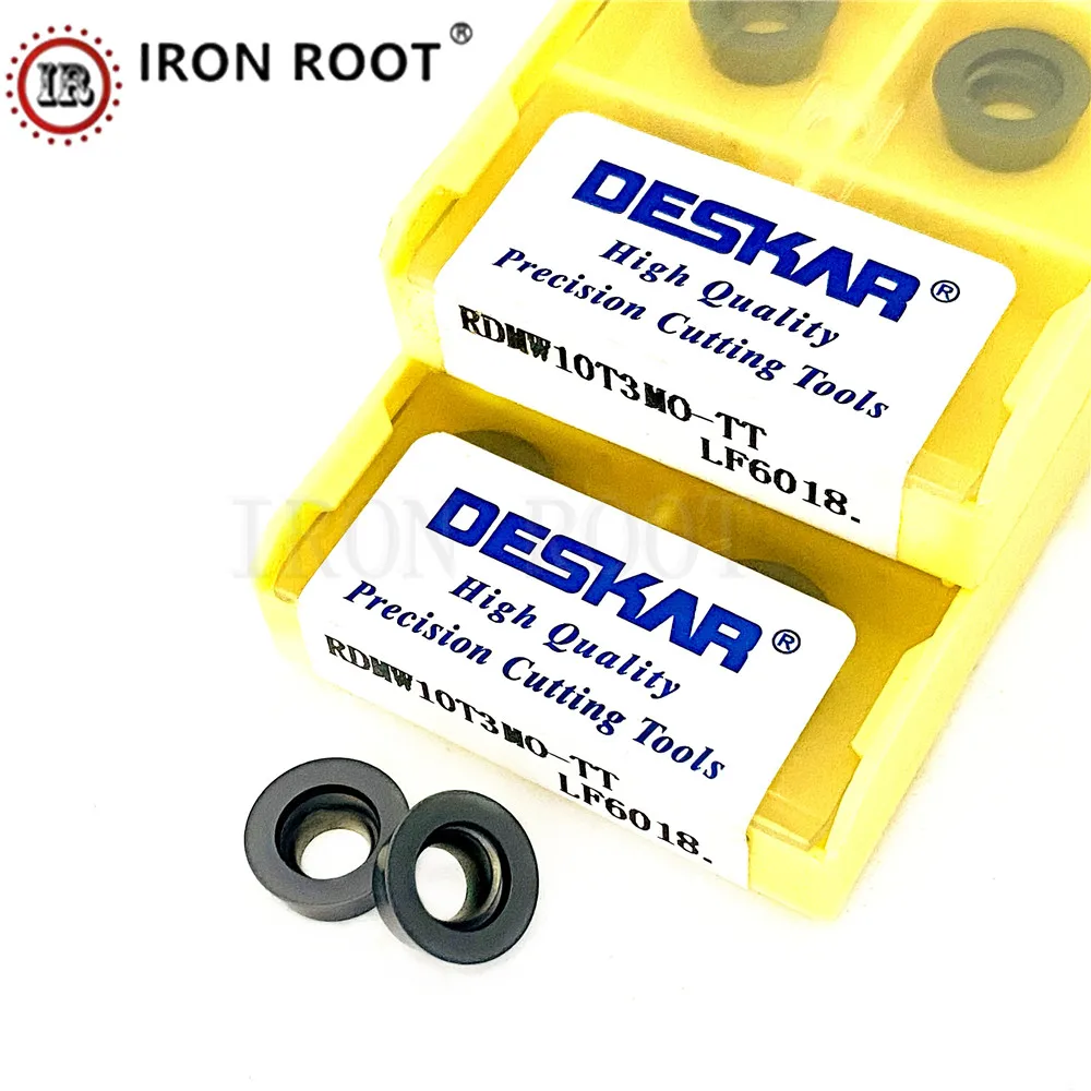 DESKAR RDMW 10T3MO 1204MO,1605MO -TT,LF6018 Milling Inserts Carbide Insert CNC Milling Machine Tool for EMR5R,EMR6R ,EMR8R Tools