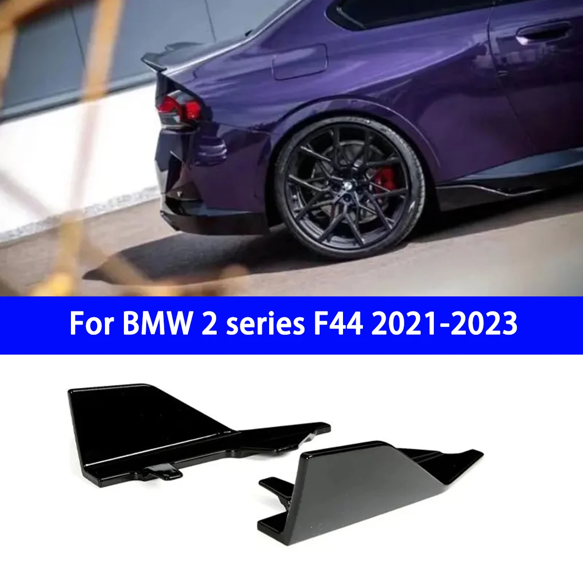 For BMW 2 SeriesF44 4-door 225i M440i  21-23 Body Kit Front Lip, Rear Lip, Side Skirt Trims, Rear Spoiler, Front and Rear Bumper