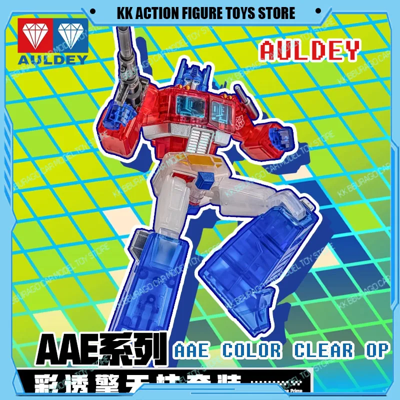 

Auldey Transformation Op AAE Series Action Figures Toy Clear Color Set Model Toy New 25 Plus Articulated Joints Adult Collectors