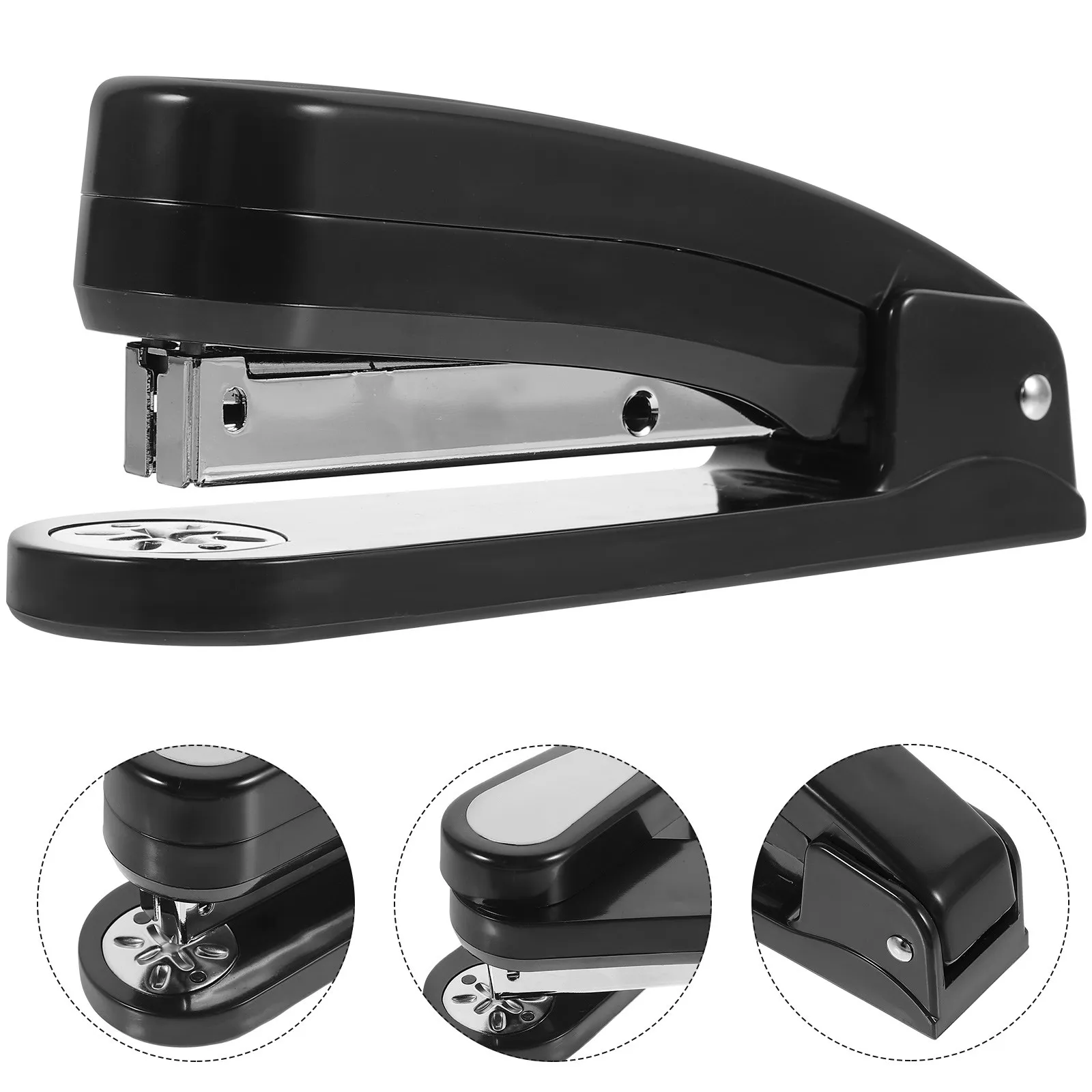 Rotating Stapler 360 Degree Rotary Function Stable Stapling Performance Portable Compact Multi-Function Desk Stapler Office