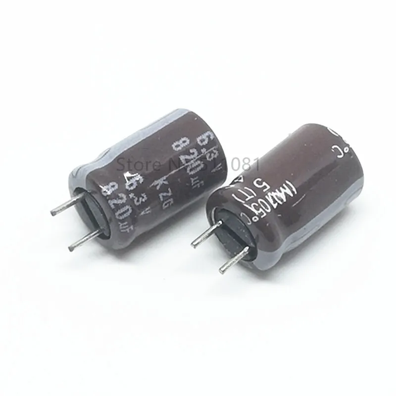 10PCS 820uF 6.3V 6.3V820uF KZG 8x12mm Super Low ESR Motherboard Capacitor 8*12MM