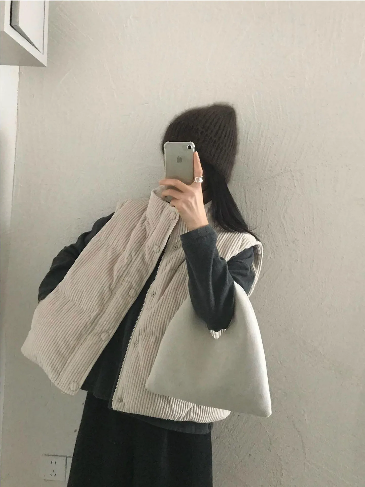 

Женский утепленный хлопковый жилет-кардиган в стиле ретро, универсальный, для студентов, теплый зимний, модный, на каждый день