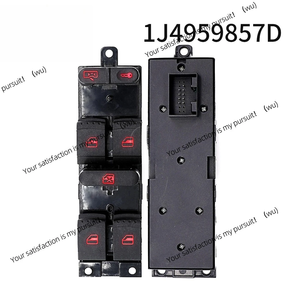 1J4959857A 1J4959857D for Volkswagen Golf MK4, Jetta 4, Paula, Passat B5, SEAT Leon, Toledo, window master switch console