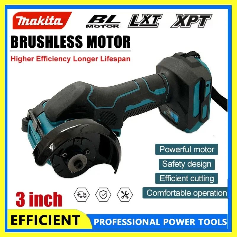 

Makita Cordless Angle Grinder 3 Inch Angle Grinder Cordless 3 Inch Electirc CUT OFF Tool Cutting Circular Saw Power Tool