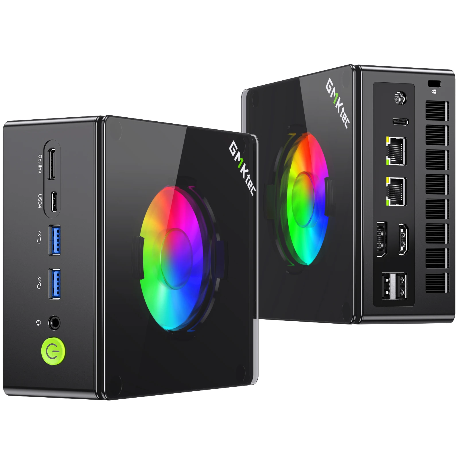 GMKtec K11 Nucbox AMD R9 8945HS Mini PC DDR5 5600MT/s SSD PCIe4.0 Win11 Pro Quad Screen Display OCulink Desktop Gaming Computer