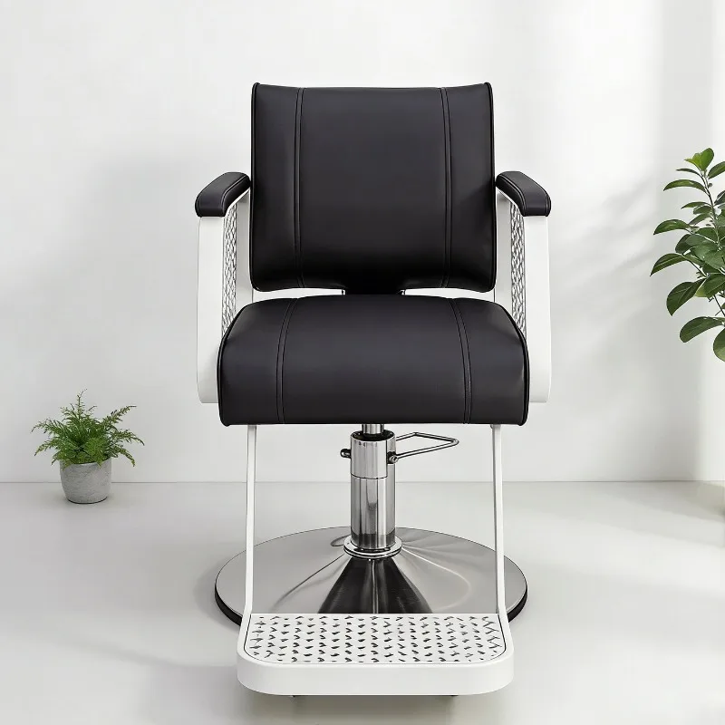 Aesthetic Comfortable Barber Chairs Modern Luxury Display Barber Chairs Vintage Trendy Design Silla De Barbero Salon Furniture