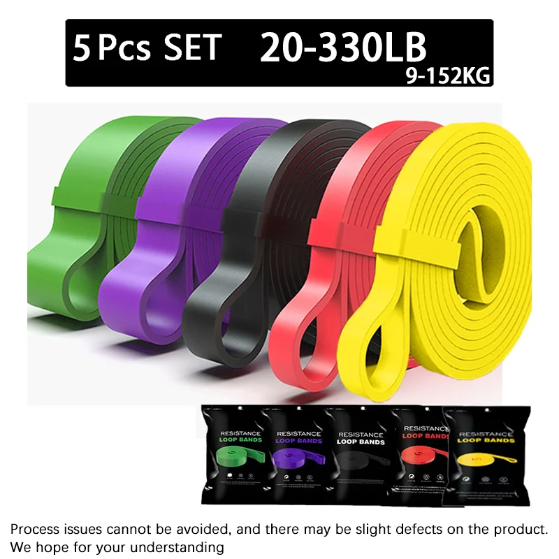 20 ~ 230lbs Zware Weerstandsband Agility Training Workout Gym Apparatuur Yoga Pilates Accessoires Rubberen Band Home Gym - afbeelding 1