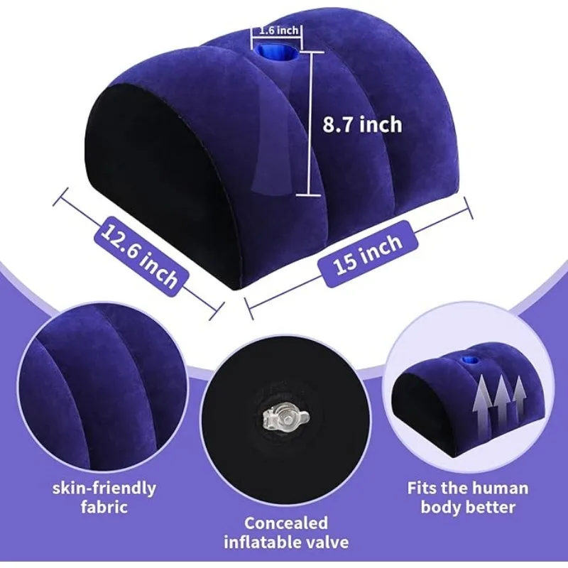 Dildo Mount Sex Pillow Adult Toy for Coupe Women G Spot Position Cushion Multifunctional Inflatable Support Pillow Sex Furniture