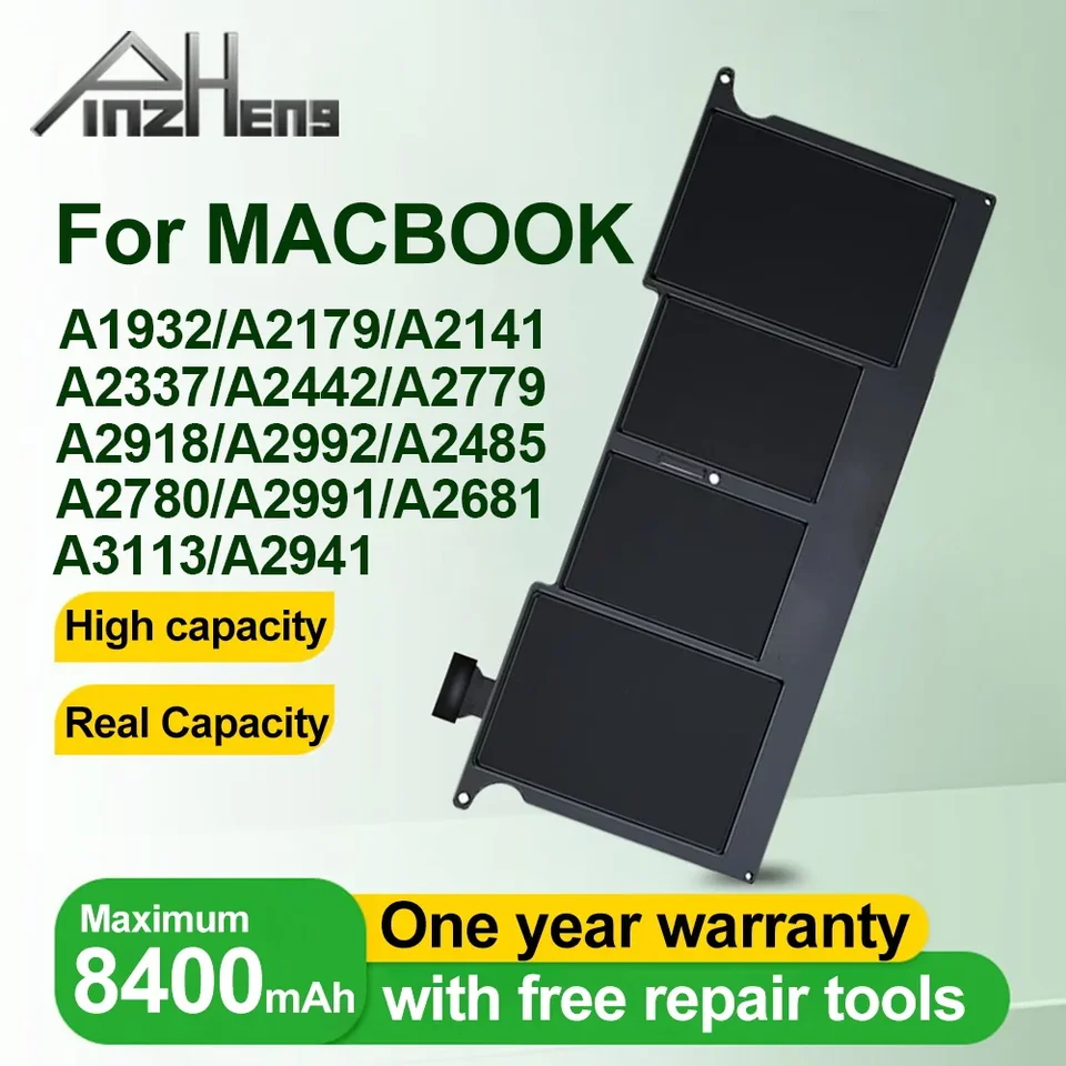 PINZHENG MacBook Air/Pro バッテリー A1932 A2337 A2442 A2485