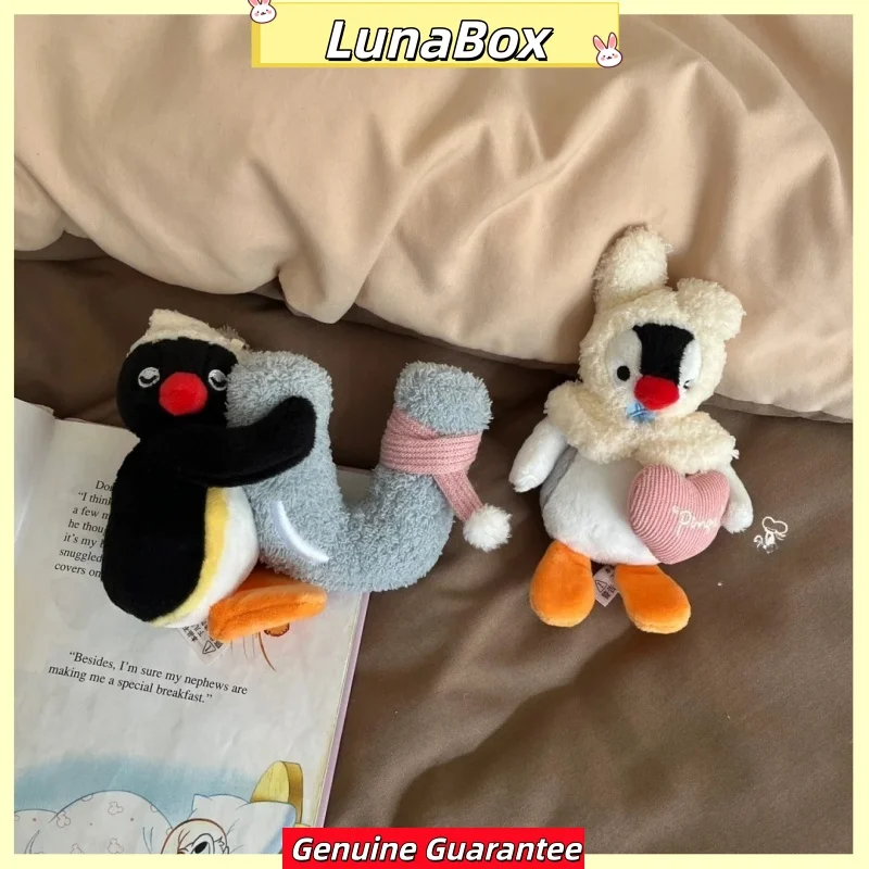

Kawaii Pingu Doll Penguins Stay At Home Series Toys Rabbit Pinga Keychain Pendant Pingu Warmth Hugging Backpack Lovely Gift Toy