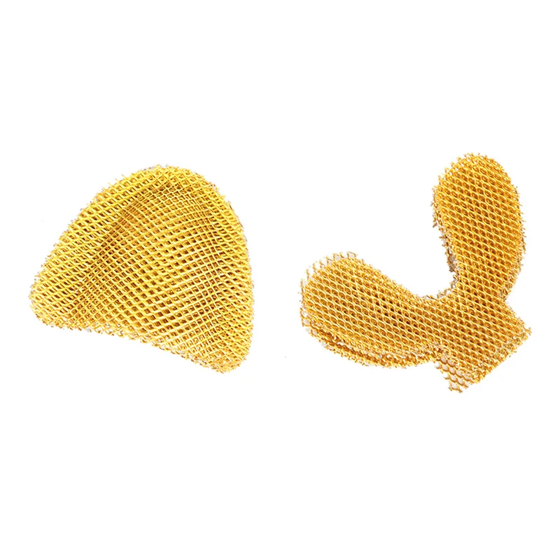 Acrylic Partial Dentures Gold Palatal Reinforcement Mesh Dental Lab Gold Denture 20 Pcs/pack Upper and Lower Metal Material